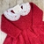 Saída Maternidade de Tricô Maria - Vermelha - Manta Vestido Calça - loja online