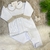 Macacão de Malha Menina Tricotil Chanel - Branco - comprar online