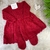Saída Maternidade Vestido PomPom - Vermelho - Manta Vestido e Calça - comprar online
