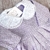 Saída Maternidade Menina Vestido Pérolas - Lilás Lavanda - Manta Vestido e Calça na internet