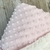 Cobertor Microfibra Plush Duplaface Sherpa - Bolinhas - Rosa Bebê - Amore Moda Bebê