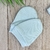 Conjunto Luva Touca de Malha Suedine - Ursinho - Azul Bebê - Touca Luva - comprar online