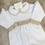 Macacão de Malha Menina Tricotil Chanel - Branco - Amore Moda Bebê