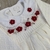 Vestido de Tricô Menina Capri - Branco com Vermelho - Vestido e Calça - comprar online