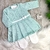 Saída Maternidade Vestido Iasmim - Verde Água - Manta Vestido e Calça - comprar online