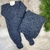 Saída Tricô para Maternidade Madri - Jeans - Macacão e Manta - comprar online