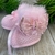 Sapatinho de Tricô Rosa Bebê Botinha de Pelúcia - Amore Moda Bebê