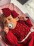 Saída Maternidade Vestido Iasmim - Vermelha - Manta Vestido e Calça na internet