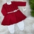 Saída Maternidade Vestido Iasmim - Vermelha - Manta Vestido e Calça - comprar online
