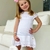 Vestido de Tricô Menina Jasmim - Branco - Vestido - comprar online