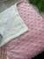 Cobertor Microfibra Plush Duplaface Sherpa - Corações - Rosê - comprar online