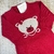 Macacão Tricô para Maternidade Ursinha - Vermelho - Macacão - comprar online