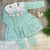Vestido de Tricô Menina Capri - Verde Água - Vestido e Calça na internet