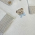 Macacão de Malha Menino - Urso Gravatinha Azul - Off White - Macacão com Gola - comprar online