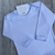 Body de Algodão para bebê Essencial - Branco com detalhes Azul - comprar online