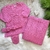 Saída Maternidade Vestido Menina Giovana - Pink - Vestido Calça Manta e Laço - comprar online