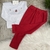 Conjunto de Malha para bebê Sinhazinha - Vermelho - Calça e Body Sinhá