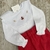 Conjunto de Malha para bebê Sinhazinha - Vermelho - Calça e Body Sinhá - comprar online