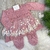 Saída Maternidade Menina Vestido Pingentes Renda Colors- Rosê - Manta Vestido e Calça na internet