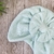Turbante para bebê de Tricô - Verde Água - Laço - comprar online