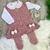 Vestido de Tricô Menina Melissa - Rosê - Vestido Calça e Body - comprar online
