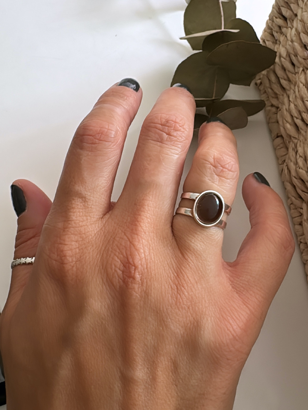 Anillo Lina Piedra Obsidiana Comprar en PALMA