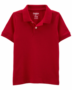 Camiseta Polo Vermelha Infantil Oshkosh