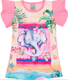 Vestido Infantil Elefante Randa Mundu - comprar online