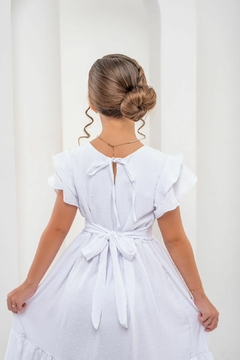 Vestido Infantil Branco Emily - Miolo Mole Baby