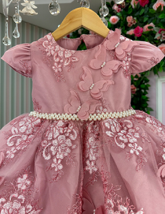 Vestido Jardim Encantado Luxo Rosè na internet