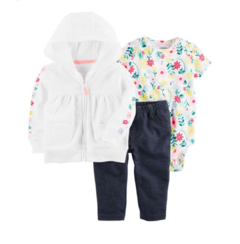 Conjunto Carter´s Trio Garden Inverno