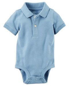 Body Gola Polo Azul Bebê Carter´s