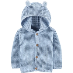 Hooded Cardigan Blue Carter´s