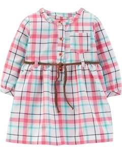 Vestido Plaid Twill Carter´s