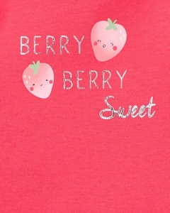 Trio Carter´s Menina Romper Conjunto Strawberry - comprar online