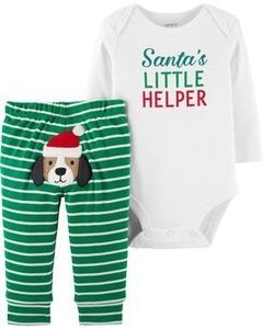 Conjunto Ajudante do Papai Noel Carter´s