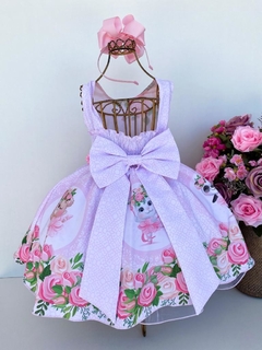 Vestido de Festa Infantil Ursa Bailarina - comprar online