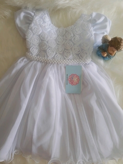 Vestido de Batizado Floral