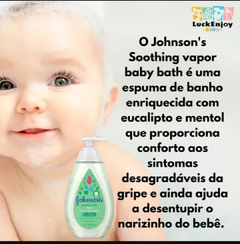Johnson's Soothing Vapor Baby Bath 400ml - comprar online