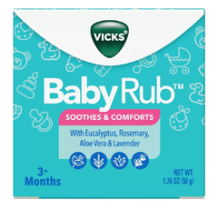 Vicks BabyRub Pomada Descongestionante Para Bebês - comprar online