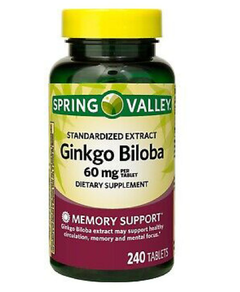 Ginkgo Biloba 60mg 240 comprimidos