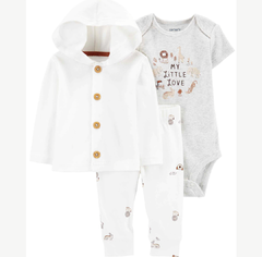 Conjunto Carter's My Little Love Branco