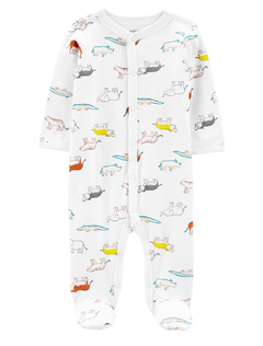 Macacão Pijama Animal Print Carter's