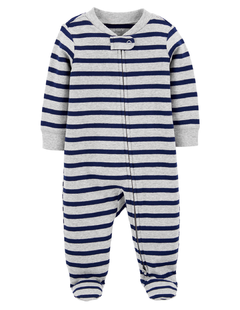 Macacão Pijama Striped Carter's Bebê