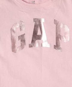 Camiseta Gap Menina Pink Methallic - comprar online