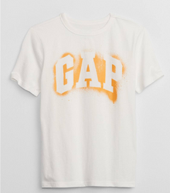 Camiseta GAP Logo Laranja