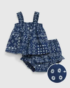 Gap Baby Ruffle Conjunto Verão Gap - Miolo Mole Baby