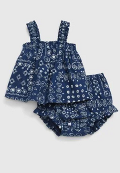 Gap Baby Ruffle Conjunto Verão Gap