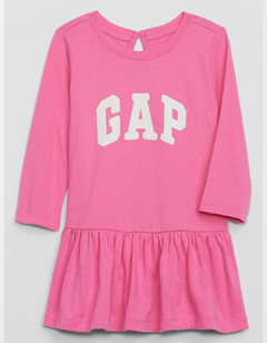 Vestido Baby Gap Rosa Logo