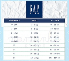 Vestido Baby Gap Azul Logo - comprar online